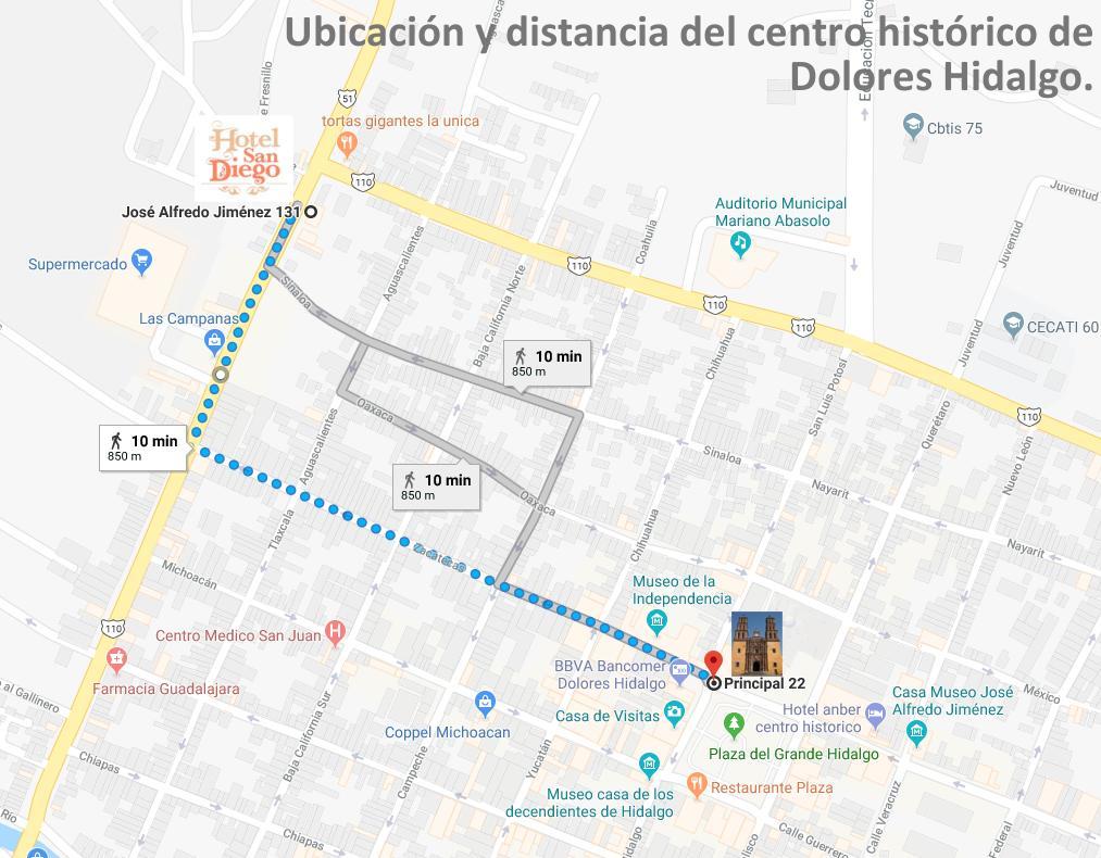 Hotel San Diego Dolores Hidalgo Luaran gambar